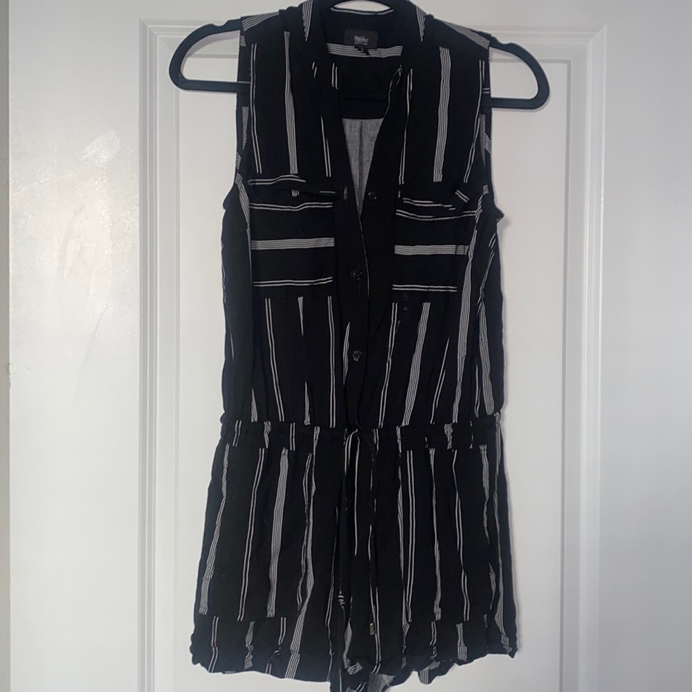 Black and White Romper
